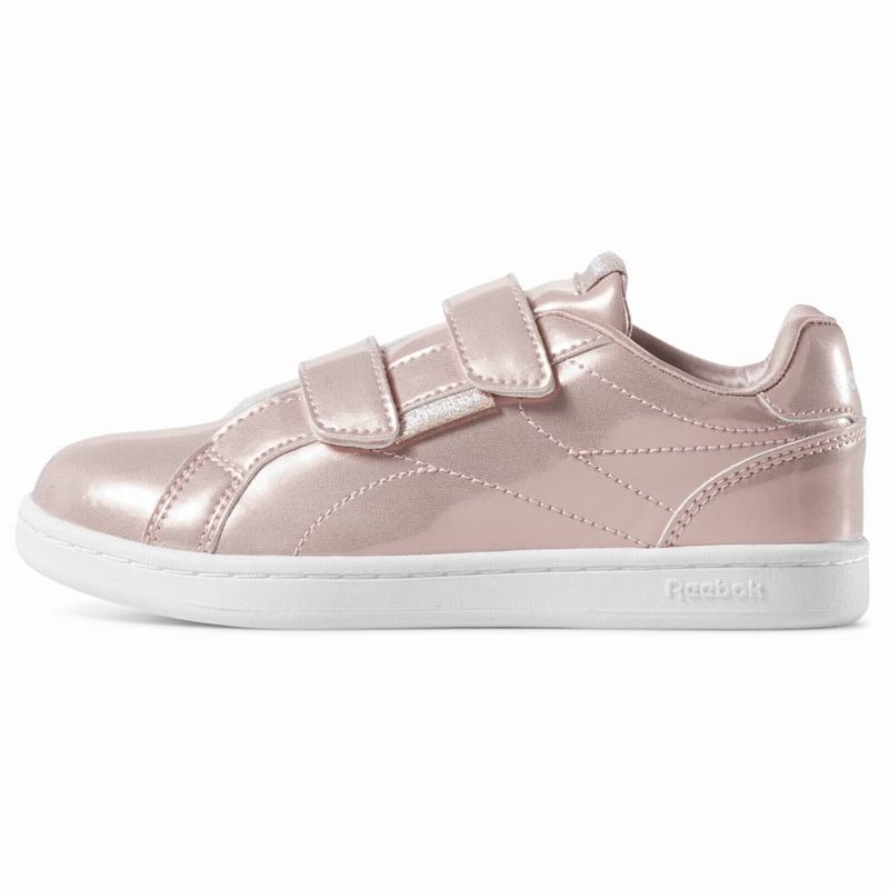 Reebok Royal Complete Clean 2v Shoes Girls Pink/White India WF9892DQ